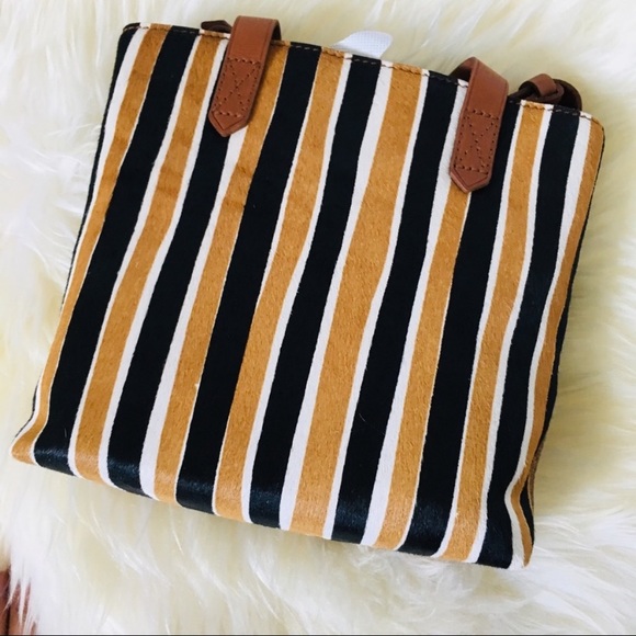 MADEWELL Small Transport CB in Striped Calf Hair - Picture 8 of 8